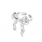 Cute Butterfly Rings For Women Gold Color Stainless Steel Geometric Opening Butterfly Ring Aesthetic Wedding Christmas Jewelry