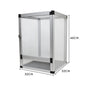 Reptile Terrarium Tall Landscape Ecological Tank Metal Mesh Door Breeding Cage Front Opening Reptile Rainforest Habitats