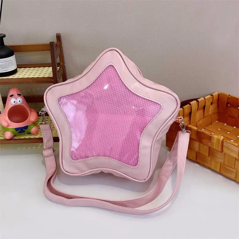 Cute Kawaii Ita Bag Original Anime Five Pointed Star Two-dimensional Crossbody Street Fashion Ulzzang Shoulder For Girls 2025