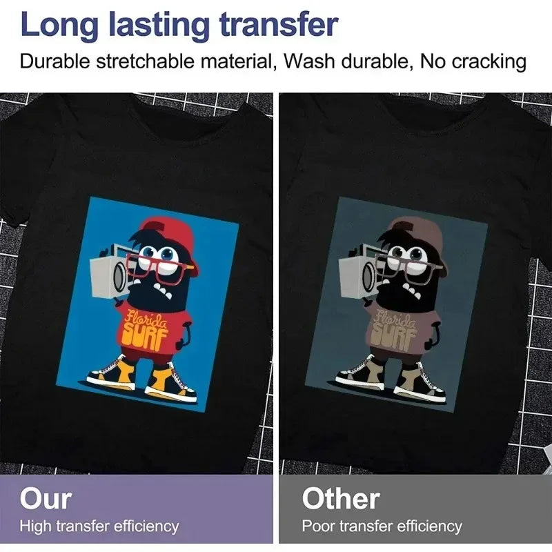 A4 Paper Sublimation Heat Transfer Paper Print Ion on Fabric Clothes T-shirt for Inkjet Printer DIY Craft Supplies