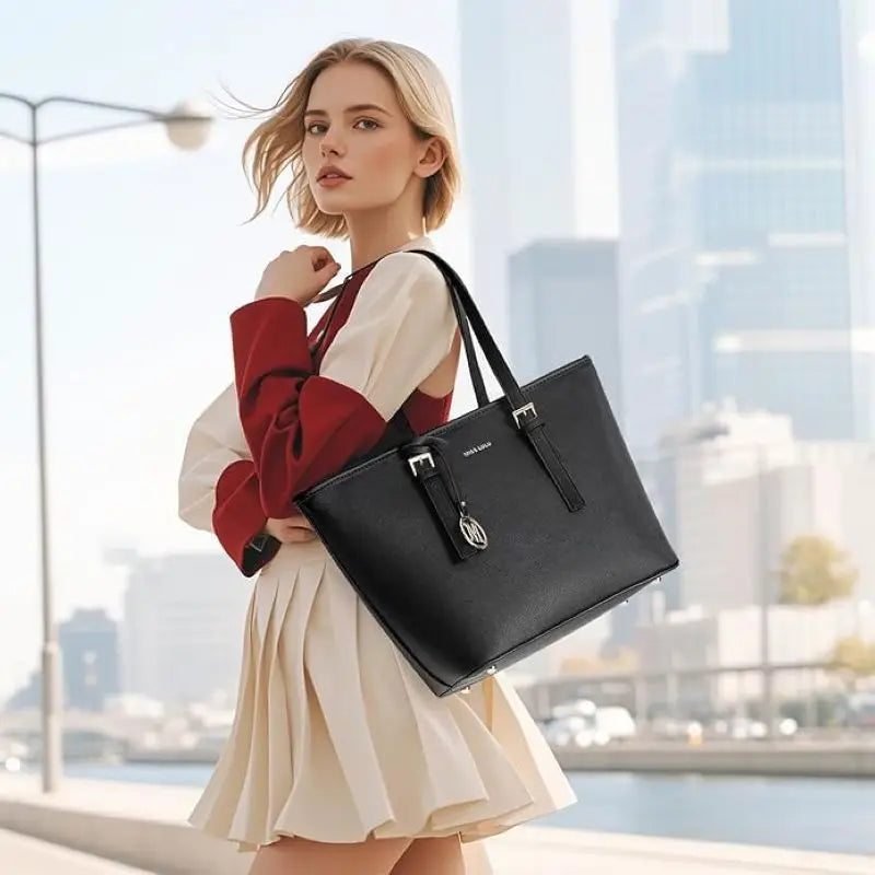 Miss Lulu WOMEN'S Handbag Big Shopper bag Handle bag Tote Bag for school Work Daily Perfect gift