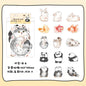 15Sheets Watercolor Animal Postcard Set Cat Panda Goldfish Design Press for DIY Journaling Scrapbooking & Gift Making