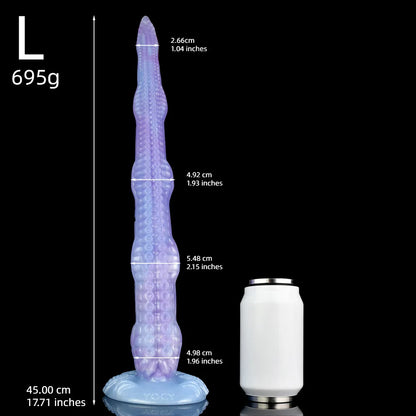 FAAK 65cm Long Butt Plug With Suction Cup S M L XL XXL Fantasy Octopus Leg Dildo Anal Beads 5 Sizes Sex Toys For Women Man