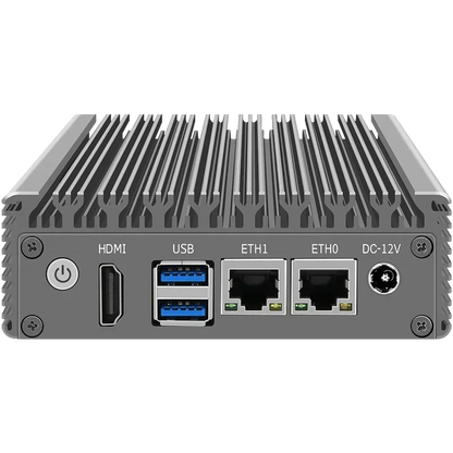 6W Low Power Intel N3050/N3160 Quad Core Quad Thread X86 Soft Router 2*1000M Lan Port HD-MI Output Metal Case Mini PC