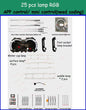LED For Audi A4 S4 A5 S5 B9 2016-2023 Center Console Dashboard Ambient Light Strip Decorative Cover Lift Tweeter Speaker Lamp