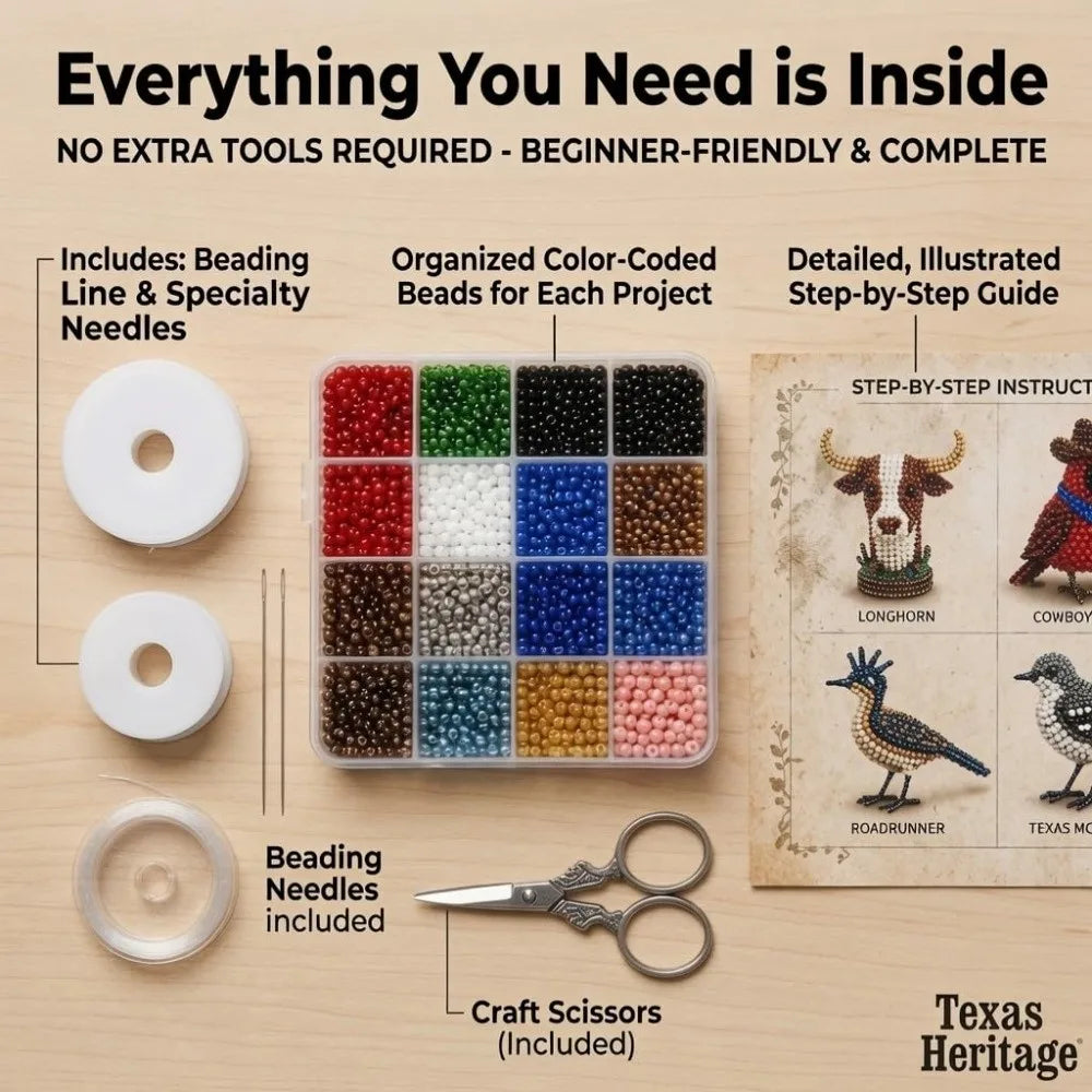 New Creative 3D Animal Bead Kit Mini Size Farm & Sea Animals Animal Crafting Set Bead Craft Pets Beading Set DIY Activity
