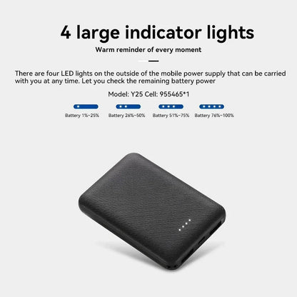 New 20000mAh Power Bank USB Charger Fast Charging Portable External Battery Pack Ultra-thin Heating for Vest Jacket Glove Sock
