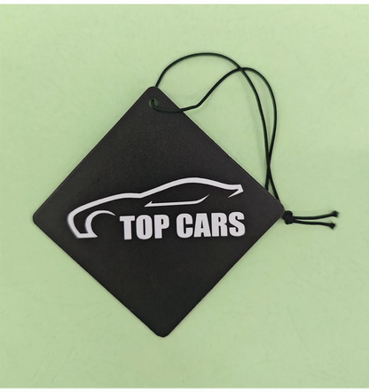 Custom Car Air Freshener Personalized Hanging Scented Paper Odor Eliminator Long Lasting Fragrance for Car Interior Decor Gift