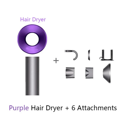 Ion Hair Dryer with Curls Diffuser 5 In 1 Super Ionic Hairdryer Woman Electric Barber Blower Leafless Dry Professional Machine