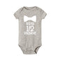 Its My 1/2 Birthday Baby Bodysuits Newborn Short Sleeve Rompers Baby Girls Boys Clothes Birthday Gifts Toddler Shower Gift