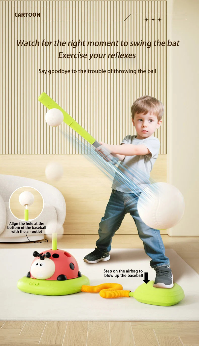 4 Styles Ladybug Sport Entertainment Baseball Toy Game Rope Skipping Machine Ferrule Jump Rocket Launcher Outdoor Play For Boy