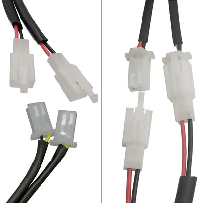 12V 50W Universal Built-in Car Seat Heater Kit Fit 1 Seat,2pcs Carbon Fiber heating Pads Single Control Switch with Harness