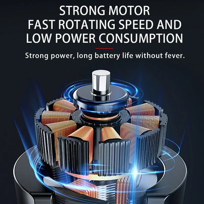Kemei KM-1856 Professional Hair Clipper LED Display Cordless USB Interface Professional Men's Haircut Machine Hair Cutting