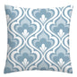 Lake blue white geometric linen pillowcase sofa cushion cover home decoration can be customized for you 40x40 45x45 50x50 60x60