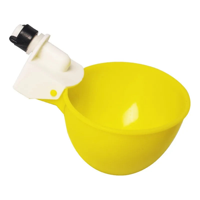 1/5PCS Automatic Poultry Waterer 10L Bucket with Drinking Cups, Chicken Duck Goose Pigeon Water Bowl Feeder Farm Coop Supplies