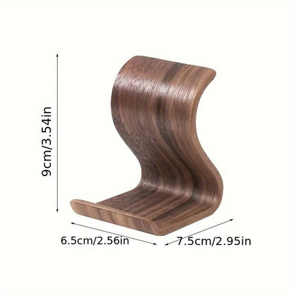 [New Wooden Phone Stand] New Wooden Portable Desktop Phone Stand | Creative Lazy Holder for iPad Tablet, Universal Mobile Stand