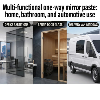 See Out Clearly, Stay Invisible Outside – Professional Cleaning Paste For One-Way Privacy Glass, Removes Dirt And Stains