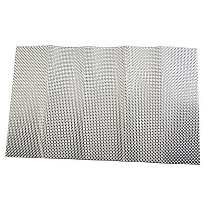 Silver Embossed Aluminum Heat Shield Exhausts Electrical Turbo Heat Insulation Auto Temperature Isolated Sticker Exhaust Systems