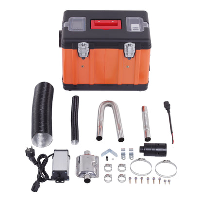 8KW All-in-One Diesel Parking Heater 12V 24V Bluetooth Control Car Heater for Truck RV Boat Camper Heating Equipment