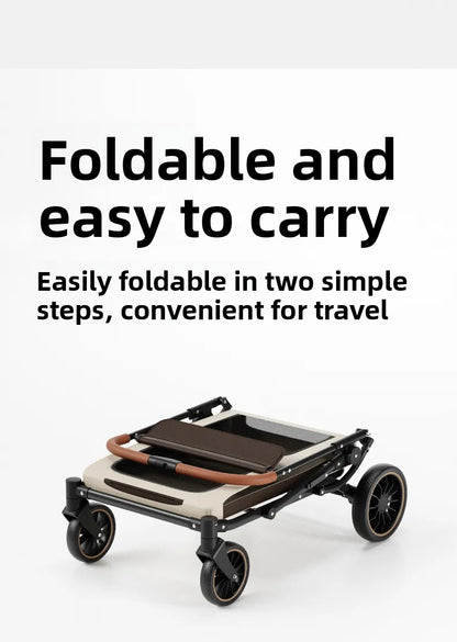 Medium Large Senior Dog Multifunction Pet Stroller Outdoor Travel Portable Foldable Stroller for Dog Pet Trolley Pet Stroller