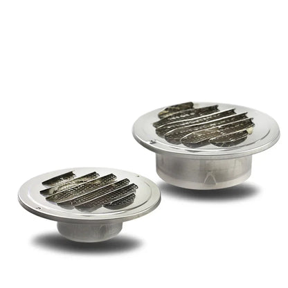 Stainless Steel Exterior Wall Air Outlet Grille Round Duct Cap Air Ventilation Cover Hole Plug 70-200mm Wall Ventilation System
