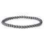 Men Hematite Bracelet Loss Weight No-magnetic Black Hematite Bead Bracelet Healing Health Therapy Balance Pulsera Jewelry Gift
