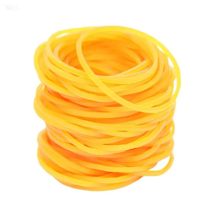 300 Pieces Set High-Elasticity Durable Yellow Rubber Bands Industrial Strength High-Temperature Resistant Toys for All Ages