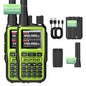 Baofeng UV-5R Mini 5W Walkie Talkie (2 Pack) | Bluetooth APP, NOAA Weather, 999 Ch | USB-C Charging for Outdoor/Hunting