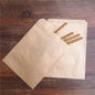50 Pcs Red Blue Green Thank You Kraft Paper Bags Cute  Happy Birthday Gift Pouch Retro Party Favor Bag Candy Cookie Supplies