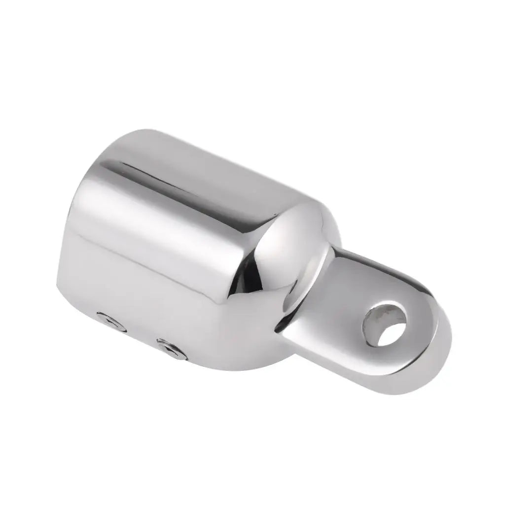 4 Pieces Heavy Duty Marine Boat EyeTube End Cap Stainless Steel Bimini Top Fitting Hardware 25mm Canopy External Pipe Eye End