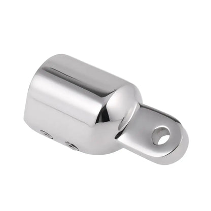 4 Pieces Heavy Duty Marine Boat EyeTube End Cap Stainless Steel Bimini Top Fitting Hardware 25mm Canopy External Pipe Eye End