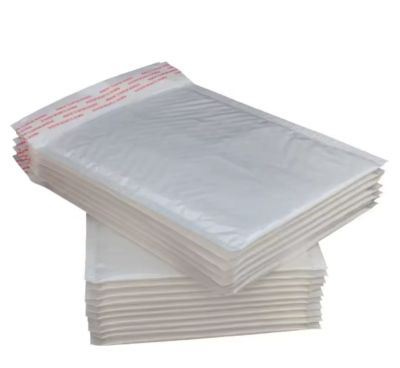 50pcs Pearlescent Film Waterproof Bubble Bag Packaging Express Bag White Foam Self Seal Pack Bag ShippingbagThickened Envelope