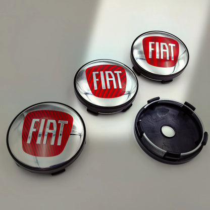 4pcs Fiat 500 Abarth Lancia Car Wheel Center Hub Cap Car Wheel Center Caps Hubcap Cover 60mm