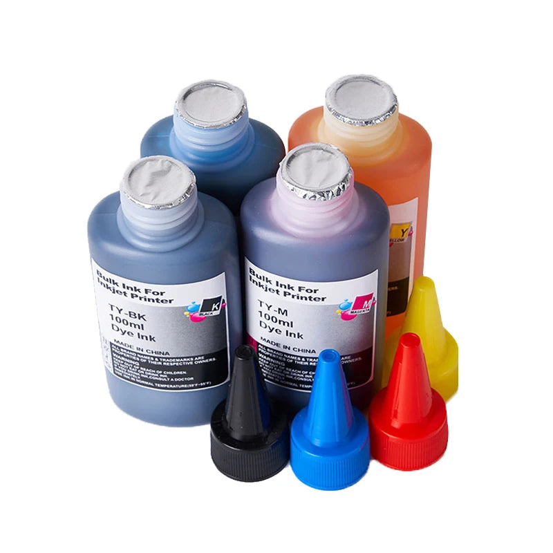 100ML Refill Ink Kit For HP 21 22 301 302 304 121 122 123 650 652 300 140 141 63 65 343 338 Printer Ink Cartridge