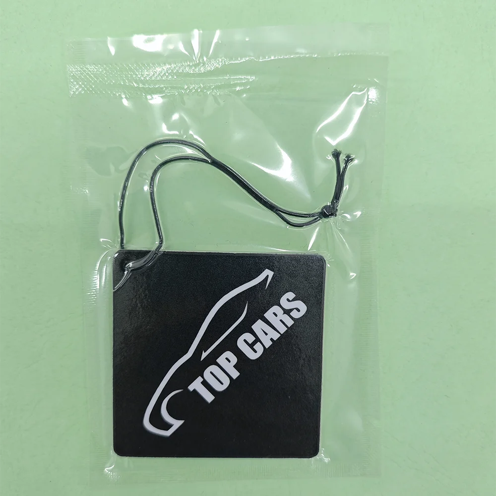 Custom Car Air Freshener Personalized Hanging Scented Paper Odor Eliminator Long Lasting Fragrance for Car Interior Decor Gift