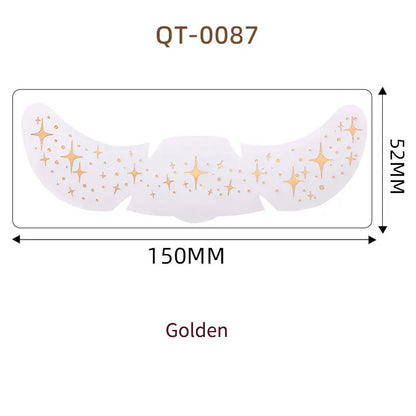 1pc Hot Stamping Freckles Makeup Sticker Metallic Radiation Golden Silver  Fake Freckles Temporary Tattoo Stickers Face Makeup