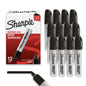 Sharpie King Size Permanent Markers, Chisel Tip, Black, 12 Count - Thick Poster Markers, Heavy Duty For Work & Industrial Use