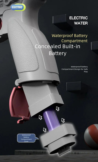 Hot-Selling M416 Electric Water Gun, Rechargeable High-Speed Continuous Water Spray Toy, Long-Range Water Play Toy, Suitable for Summer Swimming Pools, Parties, Beach Activities, Birthdays, Travel Souvenirs, Graduations, Part