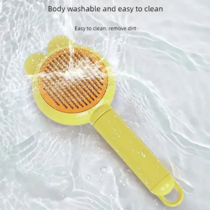 Self-Cleaning One-Button Dog Comb Pet Hair Remover Cat Brush Massage Grooming Combs for Dogs And Pets
