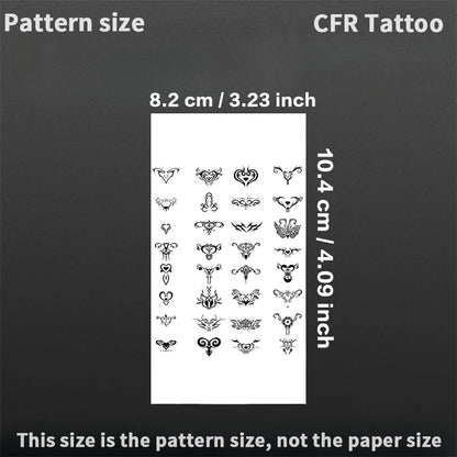 Temporary Tattoos Man Sexy Hotwife Waterproof Fake Tatto Finger Succubus Herbal Juice Tattoo Sticker Must Tattoo Woman Tatuaje