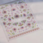 Bohemian Pattern Colorful Love Heart Moon Pearl Crystal Rhinestone 5D Nail Art Sticker Self Adhesive Decoration Manicure Decal