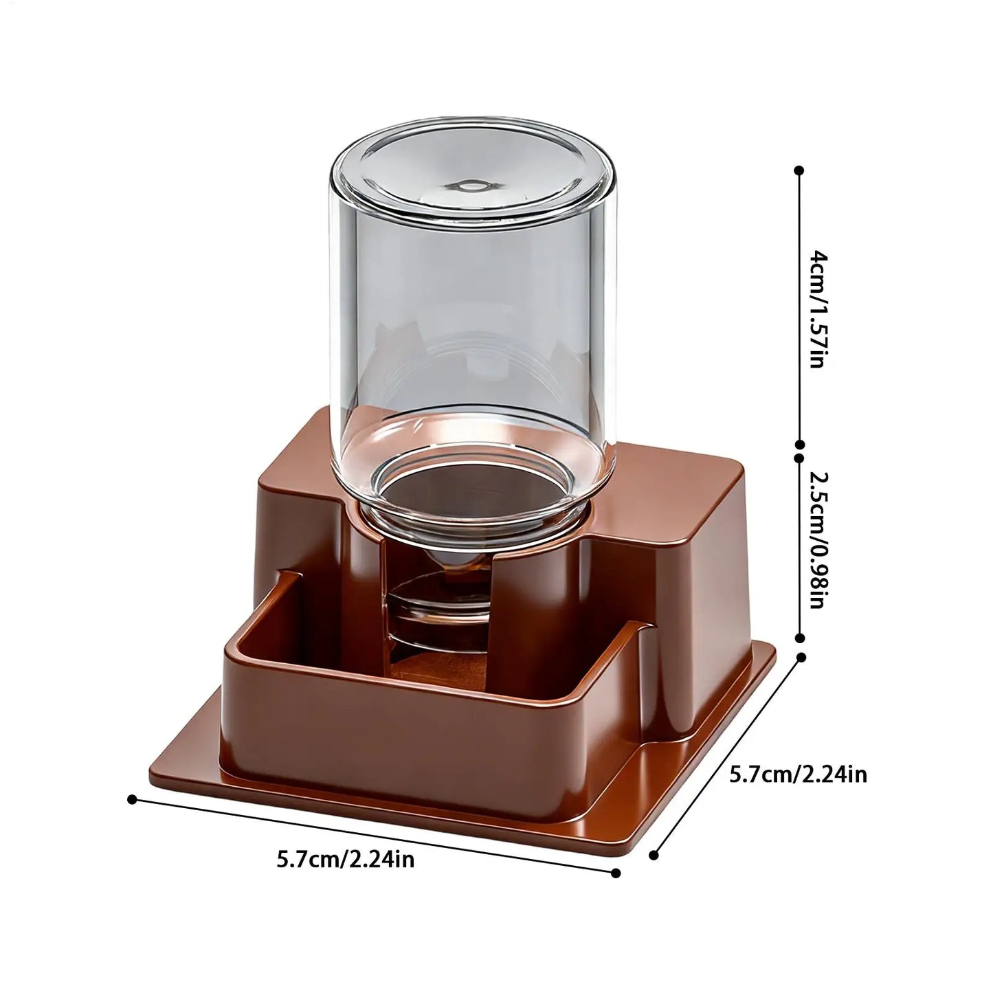 1pc Automatic Reptile Feeder Automatic Detachable Reptile Bowl Tortoise Water Dish Gecko Drink Dispenser For Lizard Chameleon