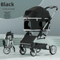 Wholesale Small Lightweight Oxford Aluminum Alloy Foldable Pet Stroller Detachable Dog Cat Travel Cart Portable Pushchair Puppy
