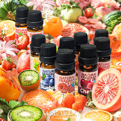 25Type Fruit Fragrance Oils Fruity Fragrance Oil For Diffuser Candles Making -Strawberry Lemon Peach Banana Mango