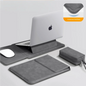 Laptop Sleeve Case 13 14 15 15.6 16Inch For Huawei HP DELL Bag For Macbook Air Pro 13 13.6 M4 Notebook Case with Stand Men Women