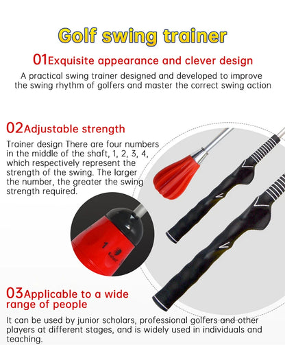 Caiton Golf Swing Exerciser | Premium Golf Aid for Men Women Beginners | Indoor Golf | Improve Your Skill and Accuracy