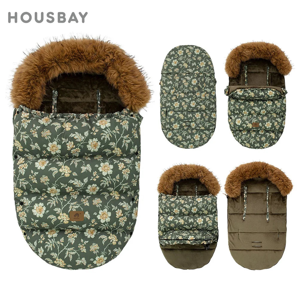 Baby Stroller Foot Cover 92Cm Winter Warm Windproof Design High Quality Universal Pram Footmuff Baby Stroller Accessories
