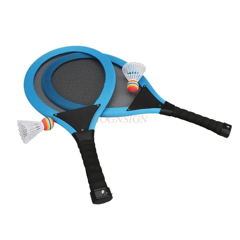 Glowing badminton rackets for children, primary school students, parent-child fitness, outdoor sports, mutual toys