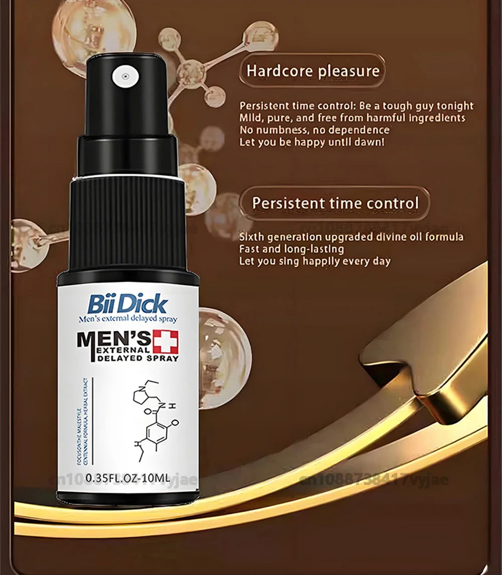 60 Minutes Long Lasting Men's Sex Spray, Without Ejaculation Spray for Men, Fast Erection, Premature Ejaculation Adult Product