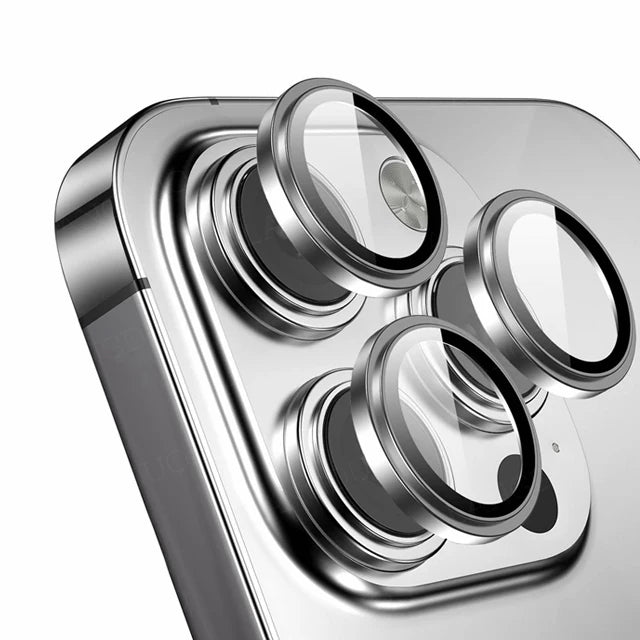 2-3Pcs Blue Colour Metal Lens Ring For IPhone 17 16 15 14 Pro Max Camera Protector Covers For IPhone 13 Pro Max Full Cover Glass